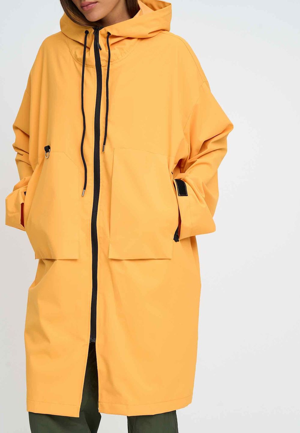 Плащ Kefirmaykifer Оверсайз желтый