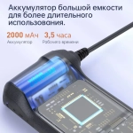 Inskam 1080P Цифровой промышленный эндоскоп с одной линзой IP67 Водонепроницаемая камера 8,5 мм с 4,3-дюймовым ЖК-экраном 8 светодиодных фонарей Проверка двигателя автомобиля(10 м)
