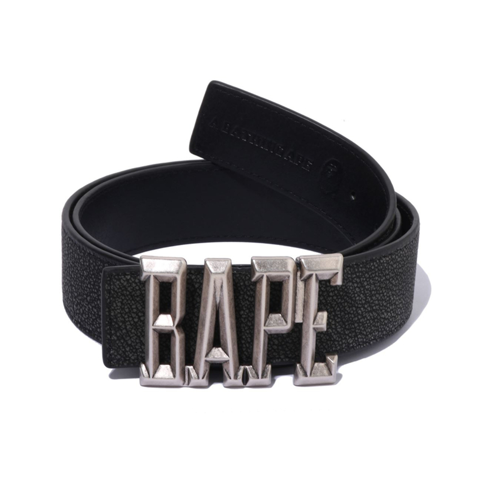 A Bathing Ape Bathing Ape Leather Belts Belt Cow Leather Pin Buckle 0zxbtm301881q