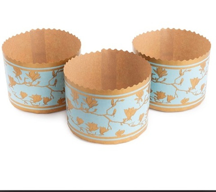 Форма для кулича "Магнолия" D 13,4см, H 10 см