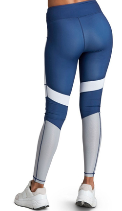 Leginsy Björn Borg High Waist Block Tights W - небесный