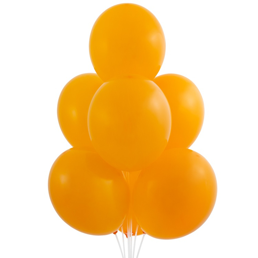 Оранжевый воздушный шар, 36 см
