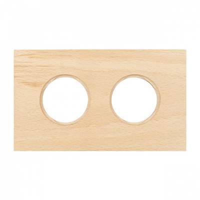 Рамка 2-х постовая, скрытый монтаж, Шедель Форест, дерево, цвет светлый бук BF7-620-110