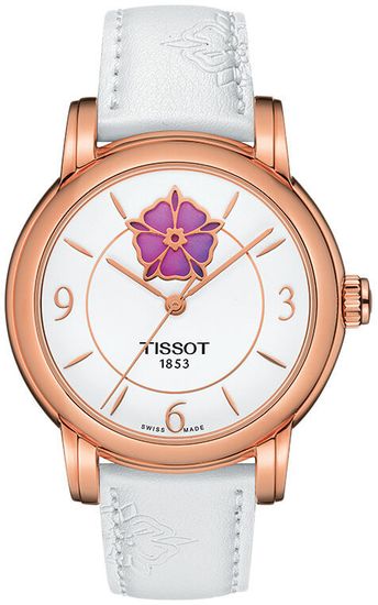 Женские часы Tissot T050.207.37.017.05 Lady Heart Flower Powermatic 80