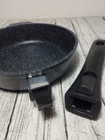 Сковорода АП 180мм Granit black со съем р сггч182а