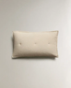 ZARA HOME НАВОЛОЧКА ДЛЯ ДЕКОРАТИВНОЙ ПОДУШКИ ДЛЯ ДЕТЕЙ ИЗ МУСЛИНА, БЕЖЕВЫЙ