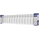 Радиатор биметаллический STOUT TITAN 200 - 14 секций (подключение боковое, цвет белый)