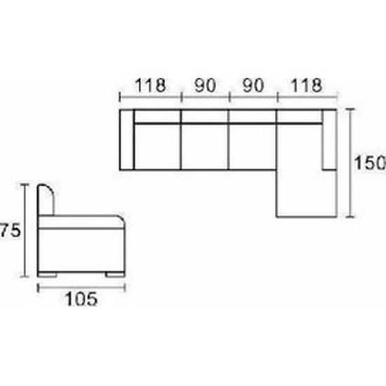 Диван модульный TELAS NEW, MOD INTERIORS