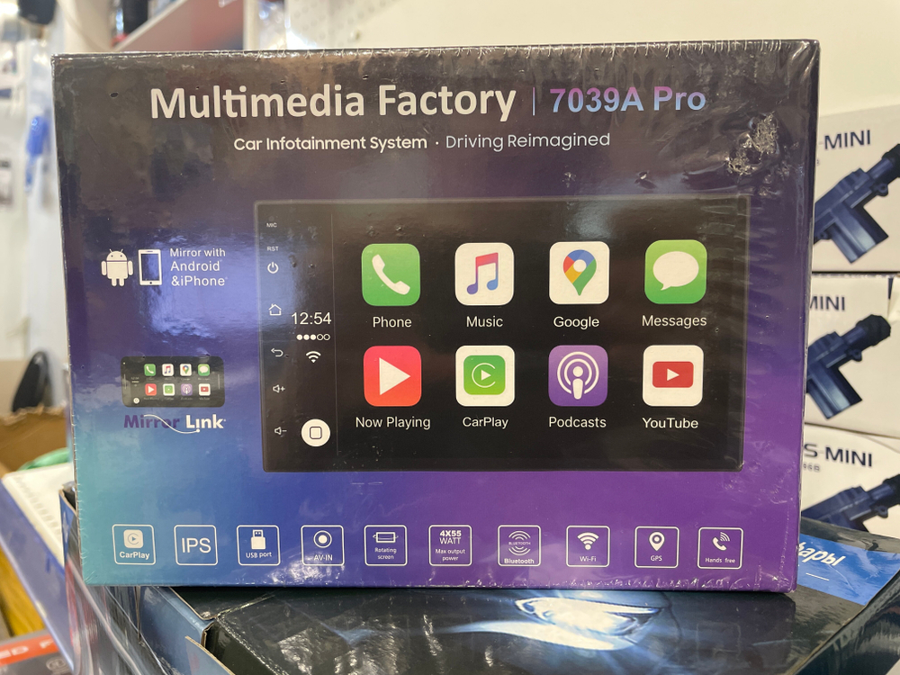 7039A Pro магнитола Андройд (7 дюймов, 4 + 64G IPS ASP) CarPlay