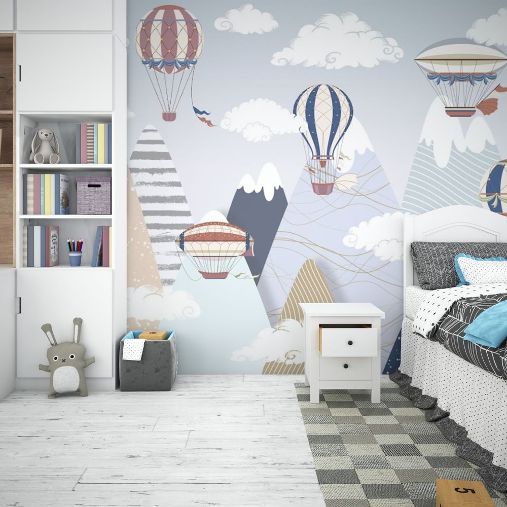 Фотообои воздушные шары