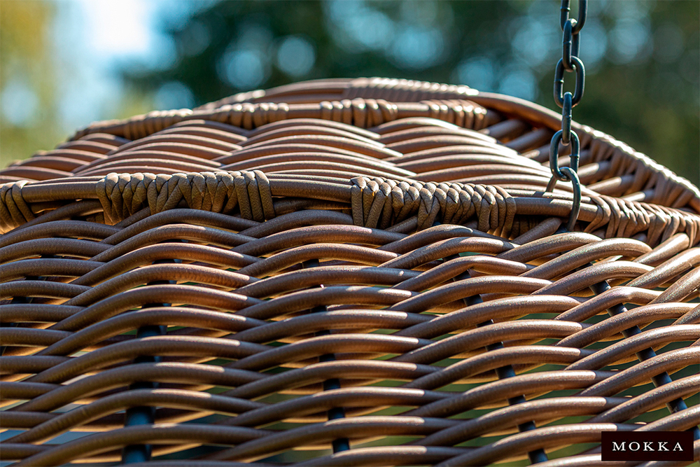 MOKKA MAJORCA подвесное кресло двухместное, цвет капучино