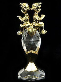 Знак зодиака хрусталь, латунь