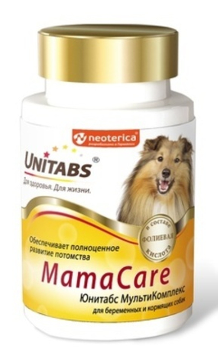 Unitabs MultiComplex с В9 для беременных собак, 100 таб.