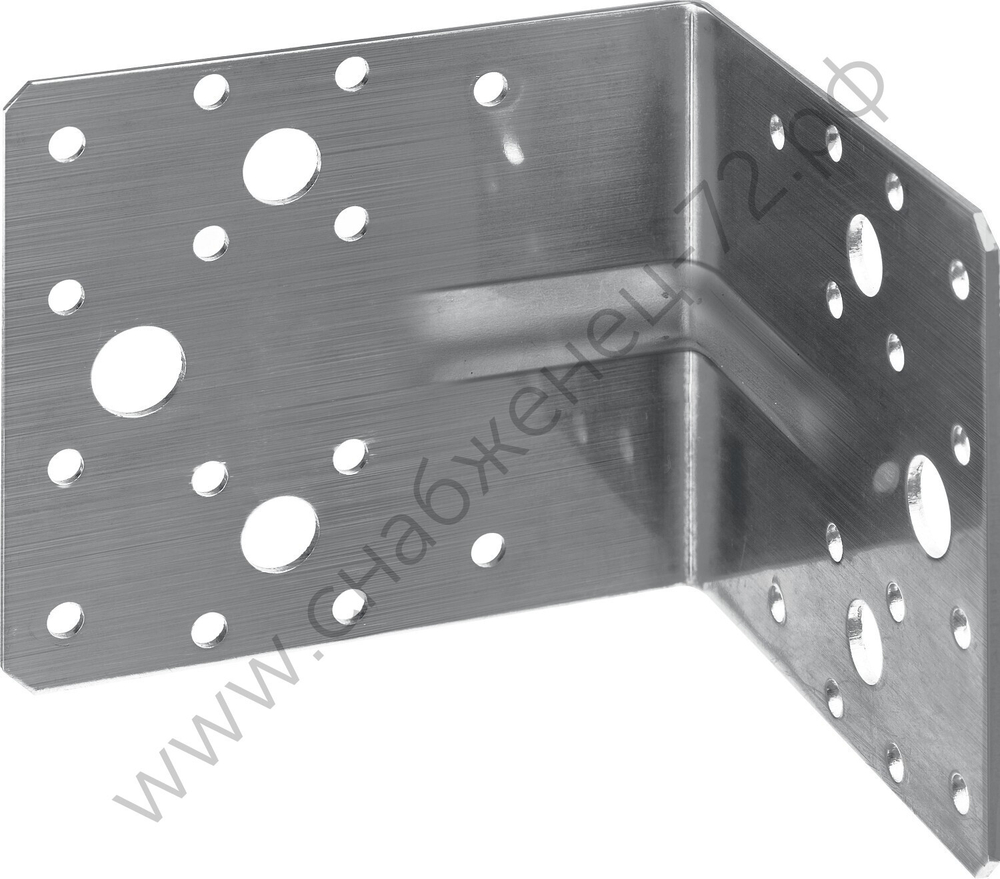 ЗУБР УНКУ-2.0 90х100х100х2 мм, усиленный нержавеющий крепежный уголок, Профессионал (310516-90)