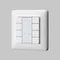 Кнопочная настенная панель 8-ми клавишная DALI Lighting control 721042