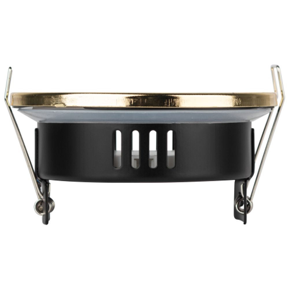 Светильник встраиваемый влагозащищенный ЭРА KL95 GD под лампу GX53 IP44 золото | Влагозащищенные встраиваемые светильники