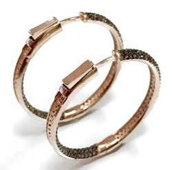 Серьги, серебро с позолотой, ювелирное изделие