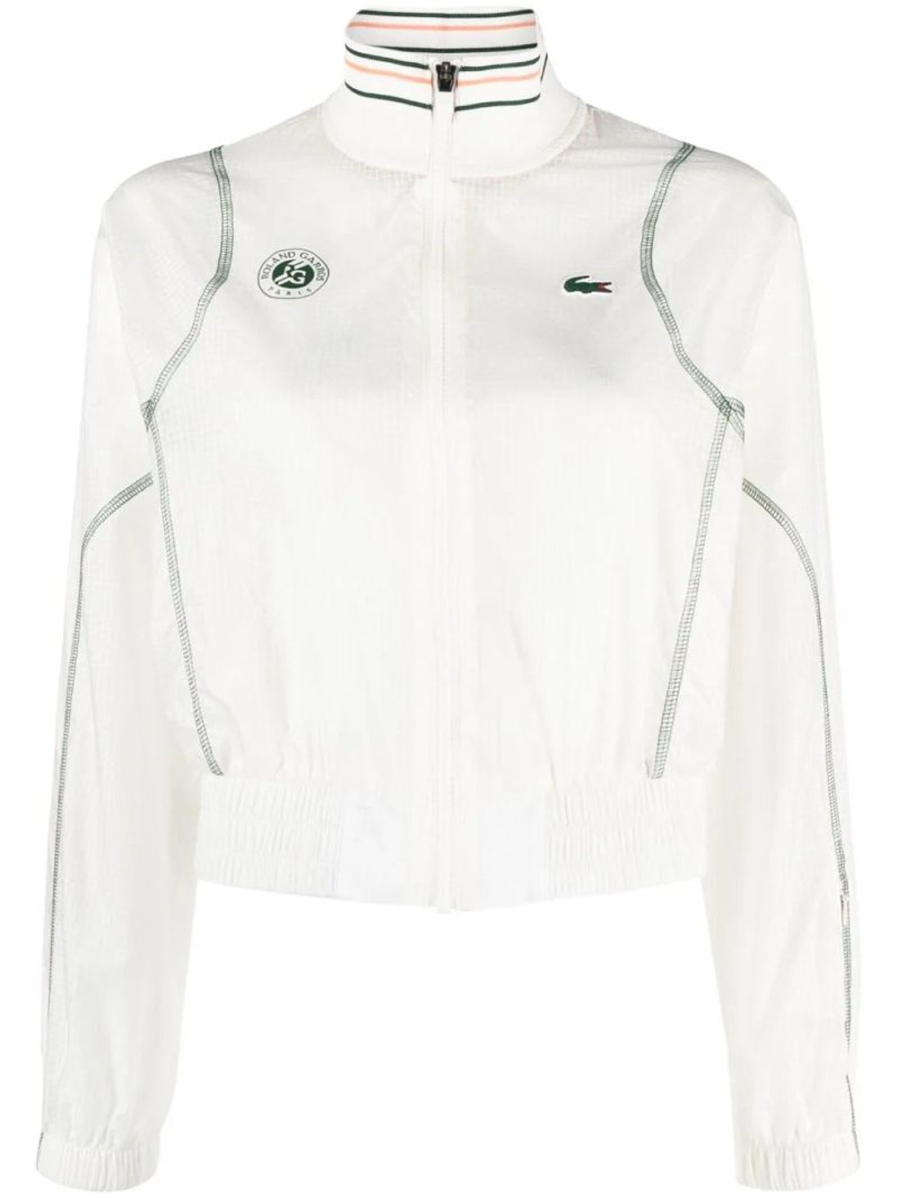 Женская теннисная куртка Lacoste Sport Roland Garros Edition Post-Match Cropped Jacket