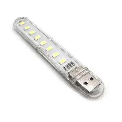 Светодиодный USB светильник, ночник, фонарик - флешка, 8 Led, 5В 2,5Вт, 100мм