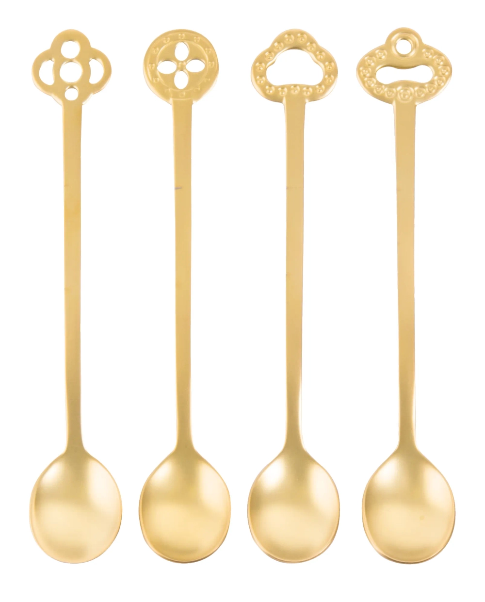 Sambonet Набор из 4 ложек Oriental Party Antique Gold 52649G01