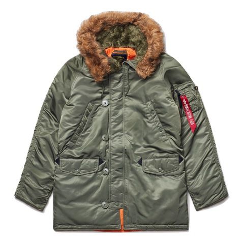 Alpha industries n3b slim fit parka discount