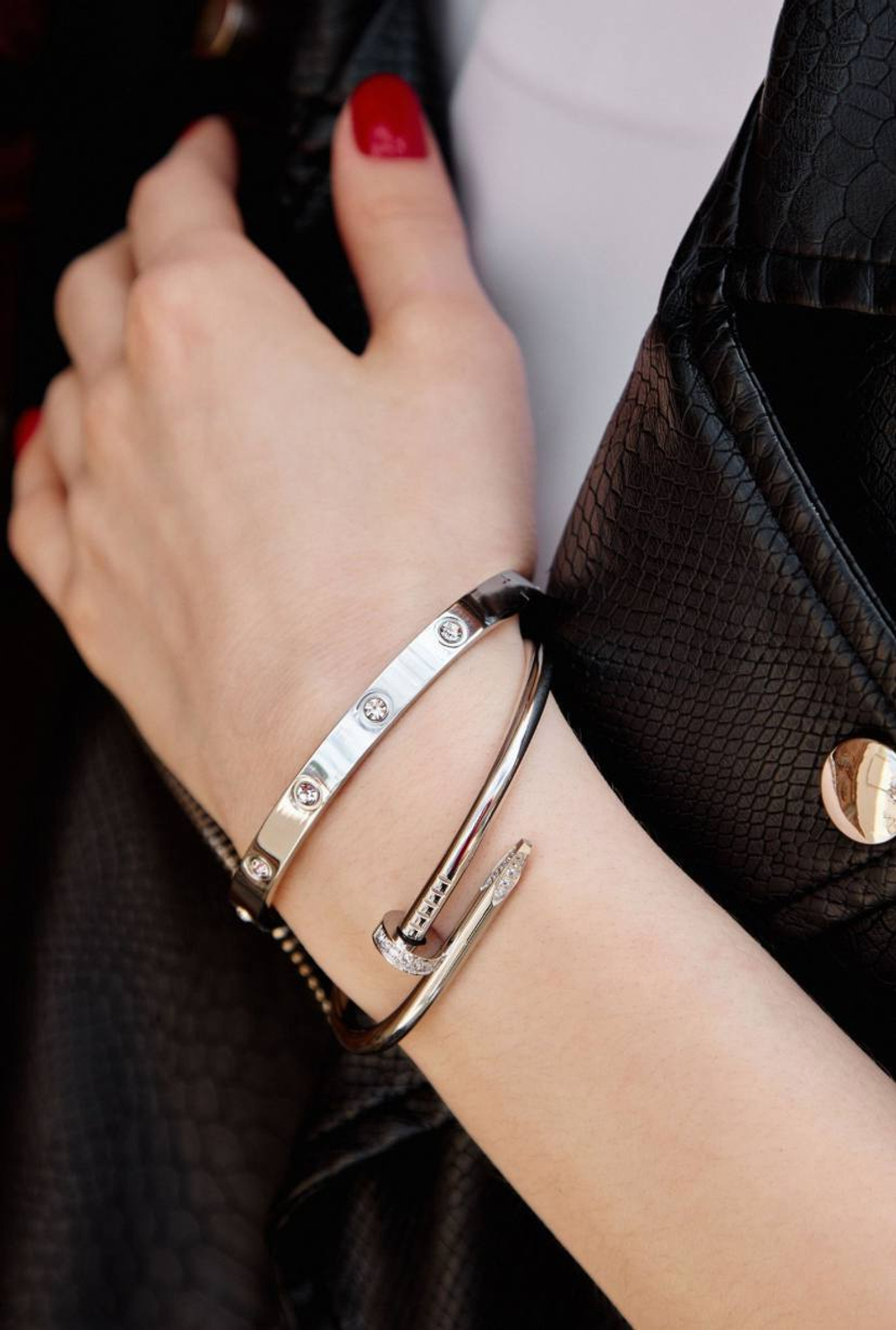 Браслет Cartier серебро