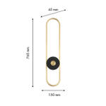 Настенный светодиодный светильник Favourite Cyclone 4296-2W