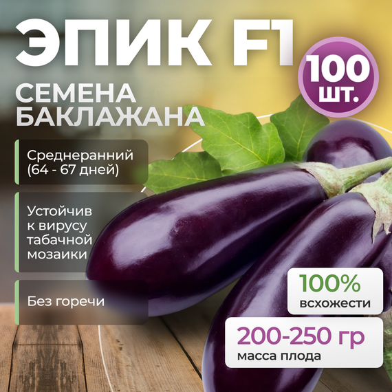 ЭПИК F1 семена баклажана (Seminis | Alexagro) – фото 13