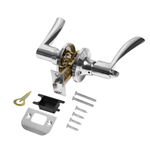 Ручка защелка DK610/BL CP-BK (фик.) хром