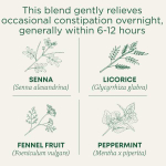 Traditional Medicinals, Organic Smooth Move®, перечная мята сенна, без кофеина, 16 упакованных чайных пакетиков, 32 г (1,13 унции)