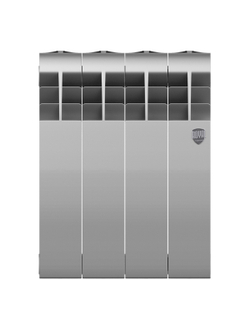 Радиатор биметаллический Royal Thermo BILINER B 350 Серебристый - 4 секц.