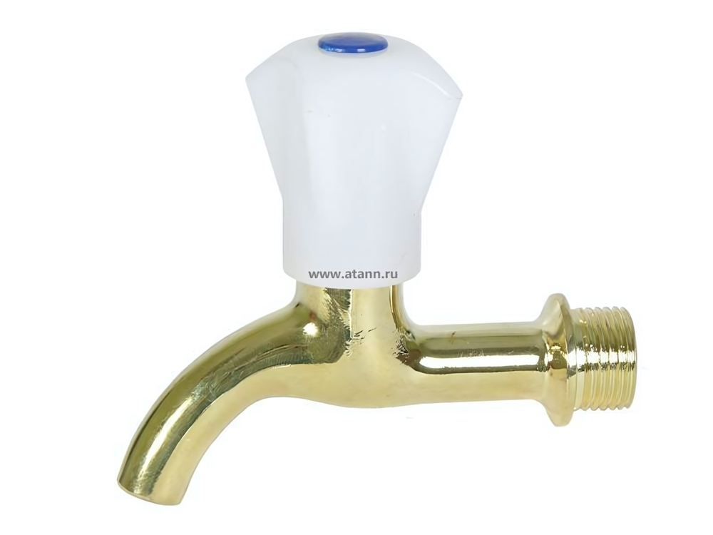 Кран водоразборный тип СССР желтый DS-820