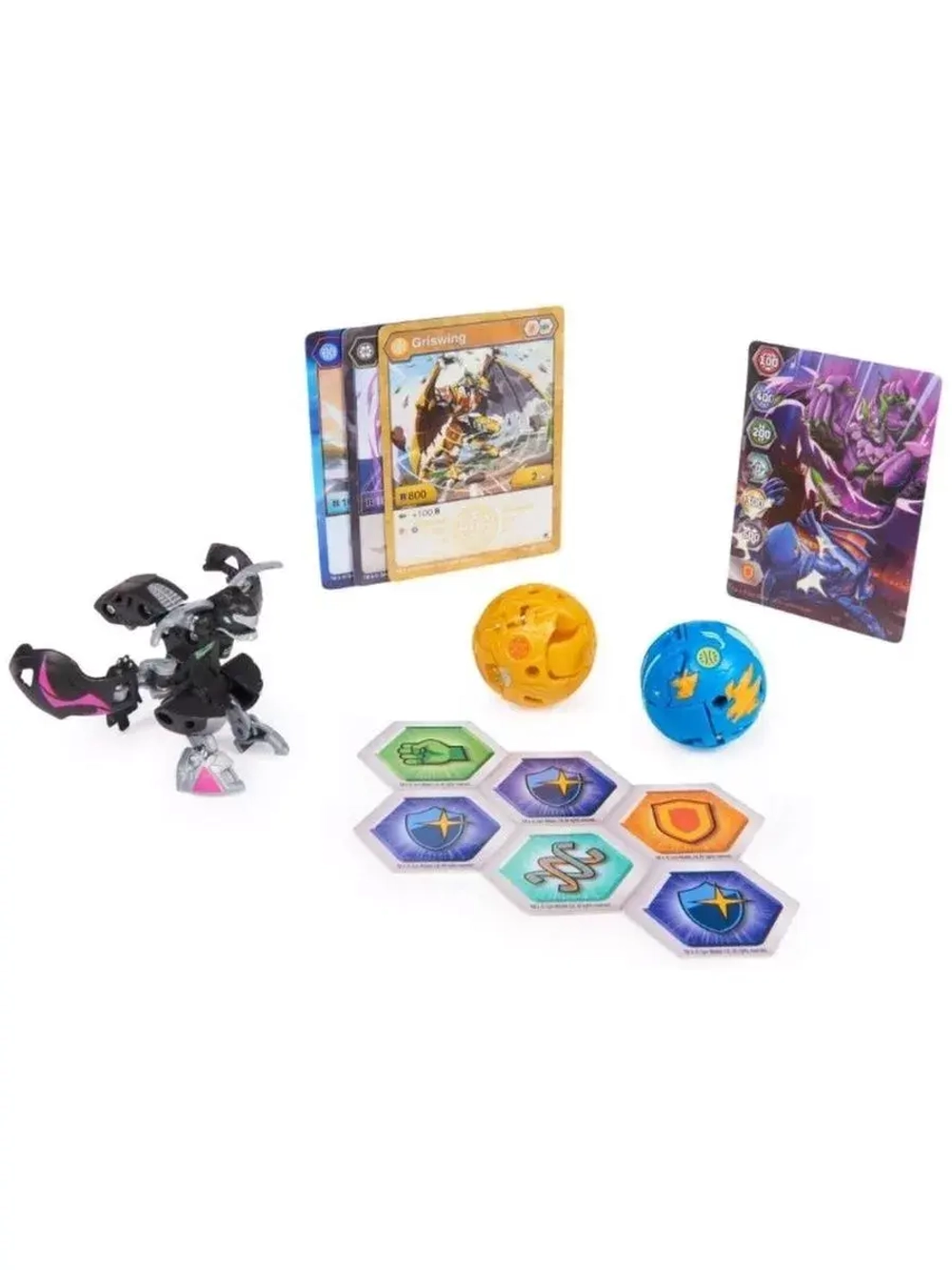 Набор 3 Бакугана игрушка трансформер Evolutions Batrix Ultra