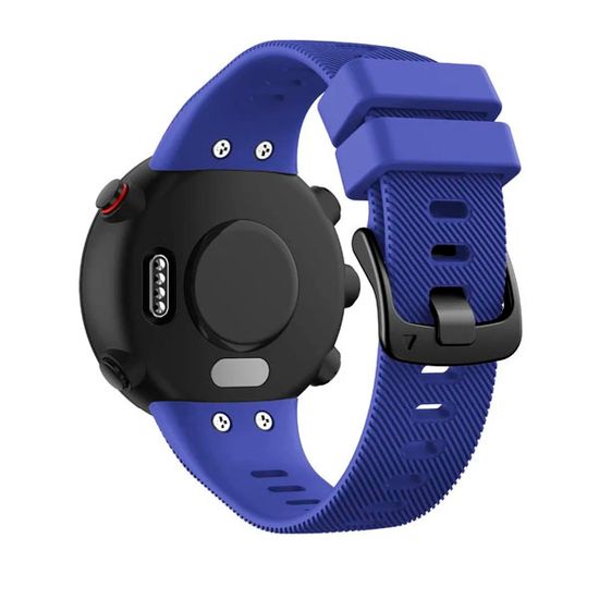 Ремешок для Garmin Forerunner 45 / Garmin SWIM 2 силиконовый (Ирис)
