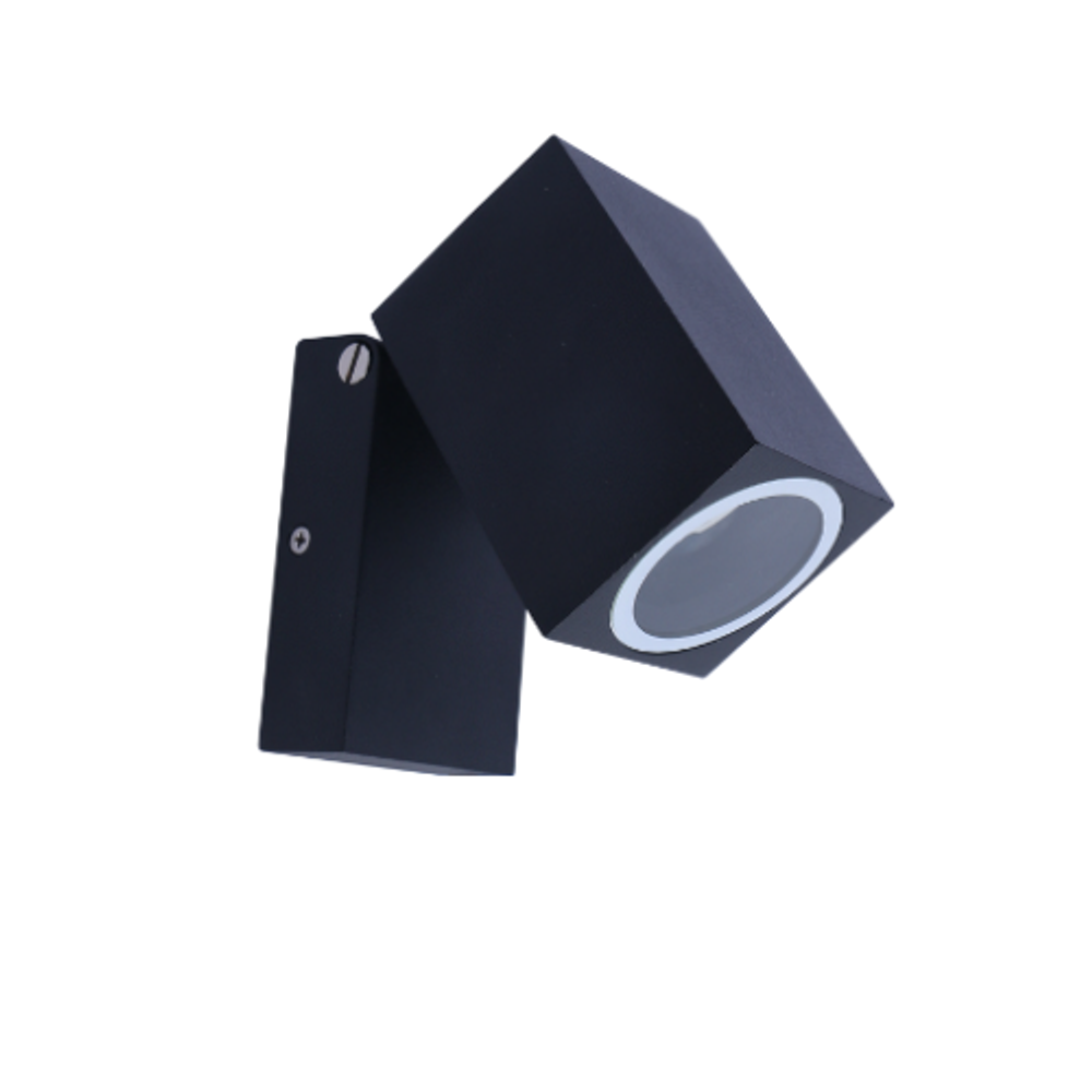 Декоративная подсветка ЭРА WL37 BK MR16/GU10, черный, для интерьера, фасадов зданий