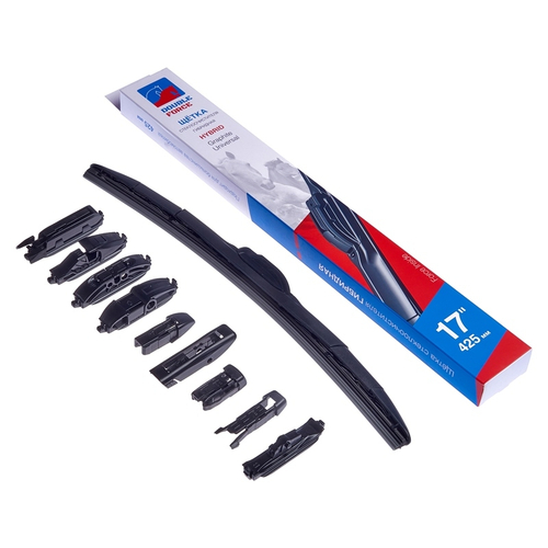Щетка стеклоочистителя гибридная Double Force 425 мм (17") DFHY17