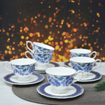 Чайный набор 12 предметов 210мл 108-350, фарфор