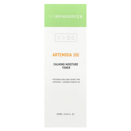 Bringgreen, Artemisia Cera, успокаивающий и увлажняющий тонер, 250 мл (8,45 жидк. унции)