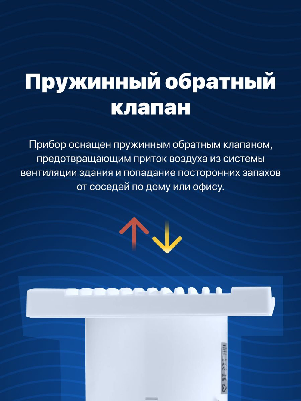 Вентилятор вытяжной 120 мм Electrolux Basic для кухни / ванной / бани EAFB-120