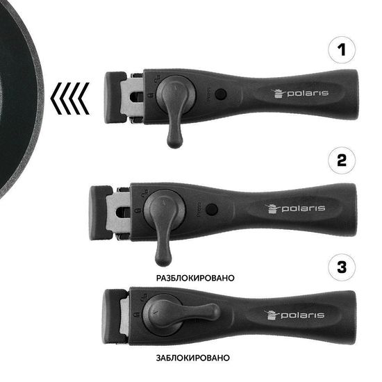 Набор посуды POLARIS EasyKeep 4D