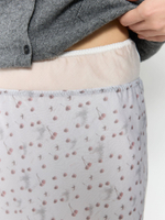 Юбка 2 в 1 вишни