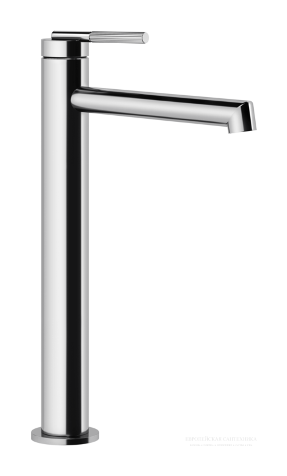 Смеситель для раковины Gessi Ingranaggio, высокий, с длинным изливом, без донного клапана, цвет Chrome
