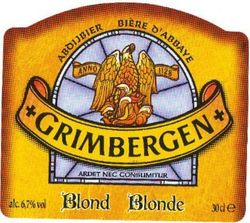 Пиво Grimbergen Blonde Пиво Grimbergen Blonde