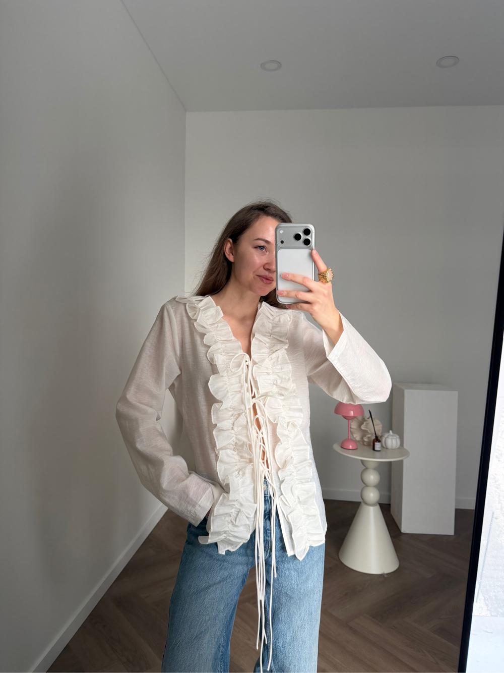 Блуза Pillow айвори