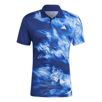 Мужское теннисное поло adidas Melbourne HEAT.RDY FreeLift Polo Men - Blue, White
