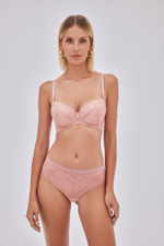 Трусики-бразилиана Nude Rose (Размер: 40) (Цвет: пудровый)