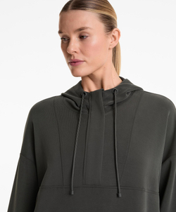 Oysho Толстовка оверсайз с модалом, темно-серый свинец