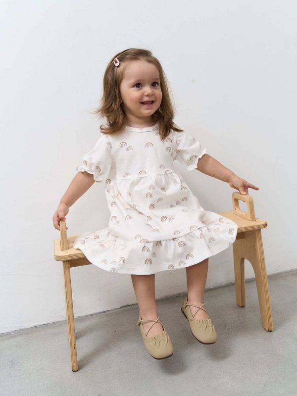 Платье с оборкой 