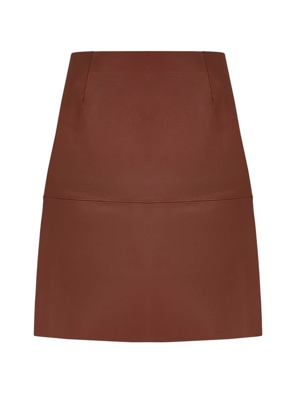 Skirt JACQUELINE brick color