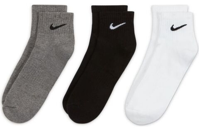 Теннисные носки Nike Everyday Cotton Cushioned Ankle 3P - разноцветный